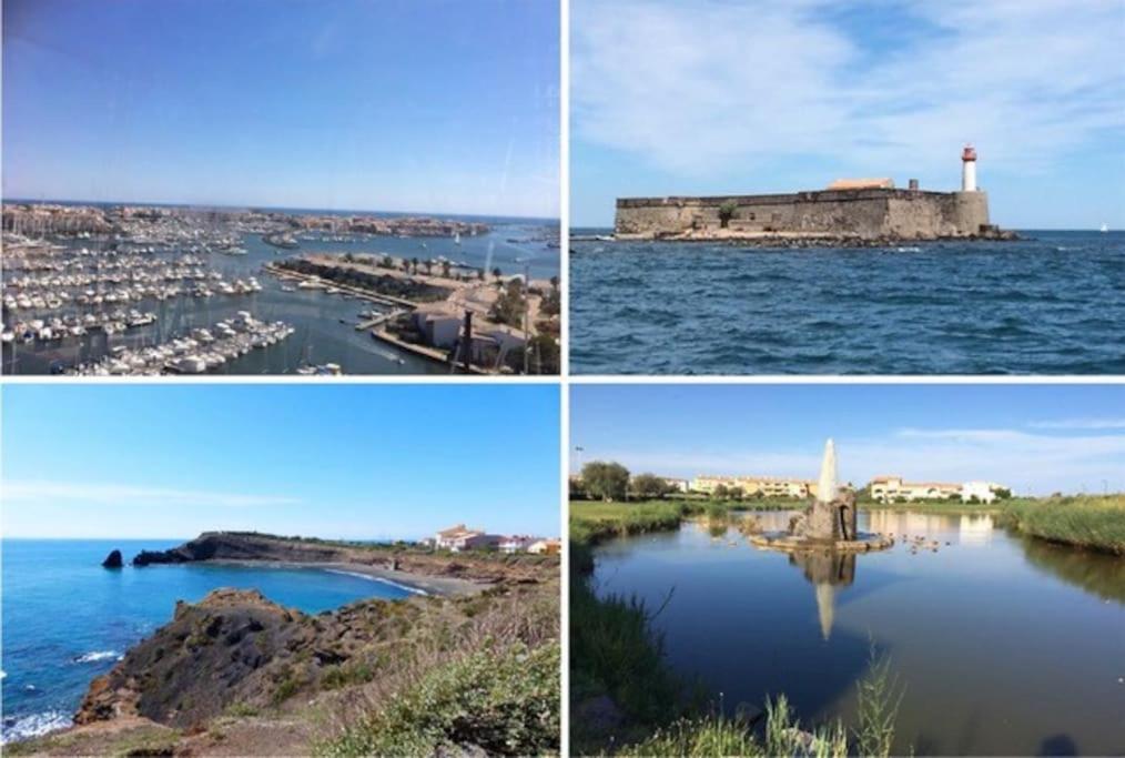 Maisonnette, 5 Pers, 500M Plage, Parking, Terrasse Agde Exteriér fotografie